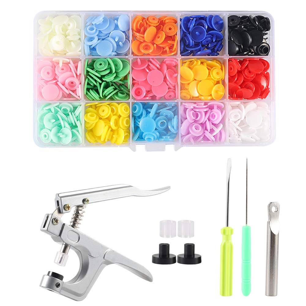 Boutons pression T5 en résine plastique pour remplacer facilement les fermetures cassées