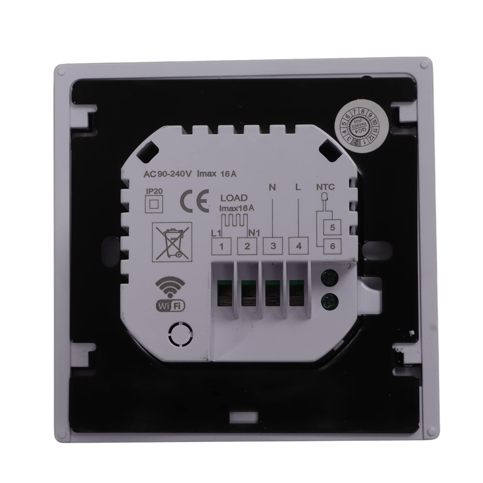 Cocoarm Tappetino Riscaldante per Pavimento Tappetino Termico Sottopavimento in PVC Radiante Elettrico 220 V con Termostato Ampia Copertura Tagliato per Adattarsi a Pavimenti in Piastrelle, Pietra,
