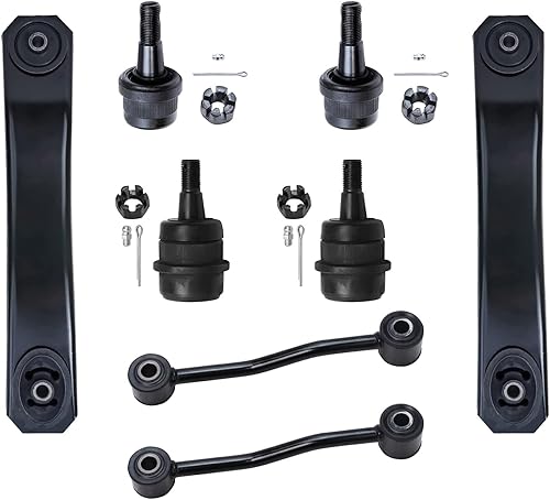 Miniatura 88 de Detroit Axle - Kit de suspensión delantera de 8 piezas para Toyota Sienna 2004-2010, brazos de control inferiores con rótulas interiores exteriores