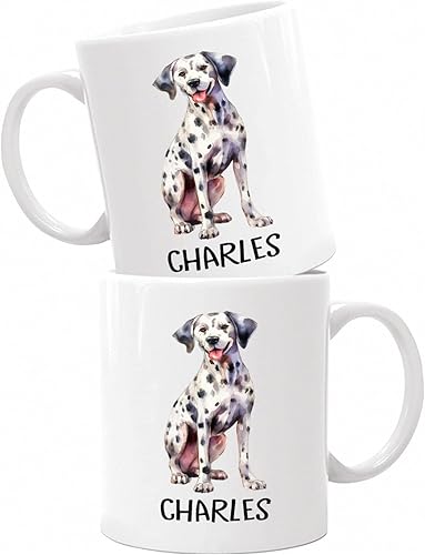Miniatura 110 de Taza de café negra personalizada con nombre Chow Chow Chow de 11 onzas, taza de café blanca personalizada para perros Chow Chow, regalos para Chow