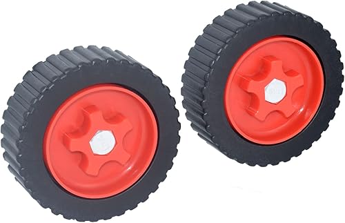 Miniatura 4 de Ajuste universal Ruedas de soporte ajustables Ruedas auxiliares Recortadora de cabeza para gasgasolinaeléctrico Desbrozadora