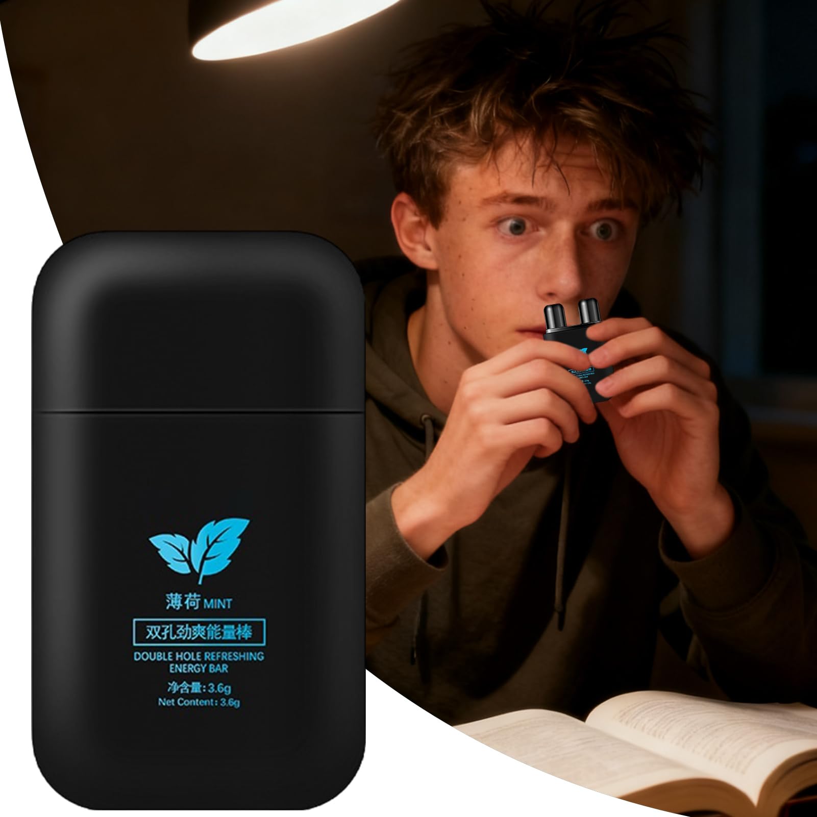 Nose Inhaler - Boost Energy Body Care Healthy Diffuser | Nose Inhaler Stick for Home, Workplace, Car Interior, Hotel, Room Study Area Yoga Studio Meditation Space