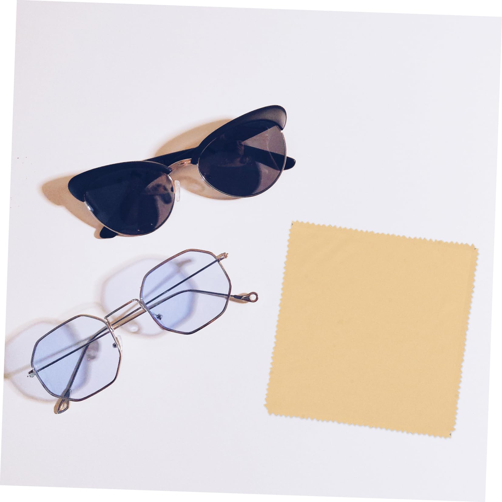 FRCOLOR 250 Piezas Gafas De Tela Limpiador Paño Para Limpiar Lentes Paños Para Paños De Limpieza De Fibra De Vidrio. Para Gafas Paños Limpios Para Gafas Fibra Extrafina
