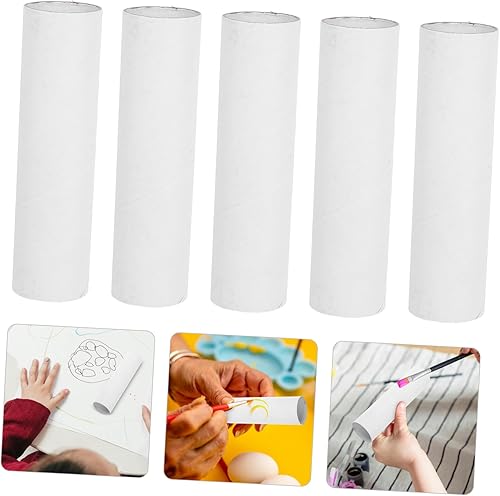 Miniatura 8 de Milisten Rollo de papel higiénico para manualidades de Navidad, tubos de cartón, manualidades, manualidades, almacenamiento, dibujos, carteles,