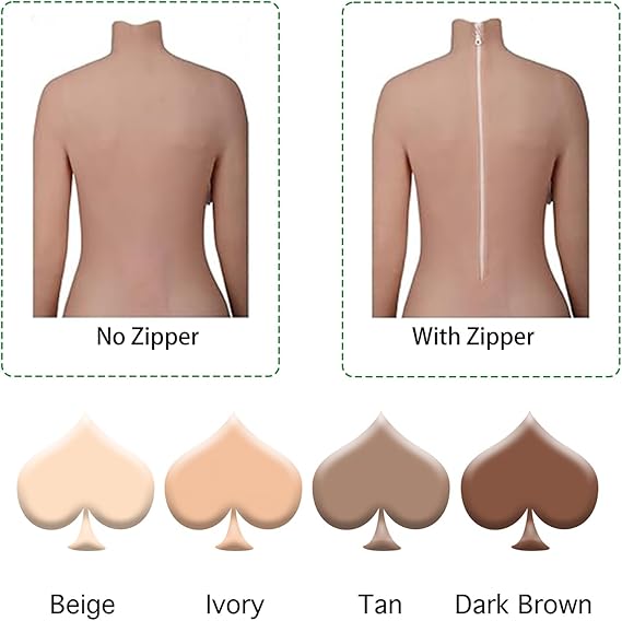 Realistic Silicone Female Bodysuit 8a Grade Female Bodysuit Crossdress