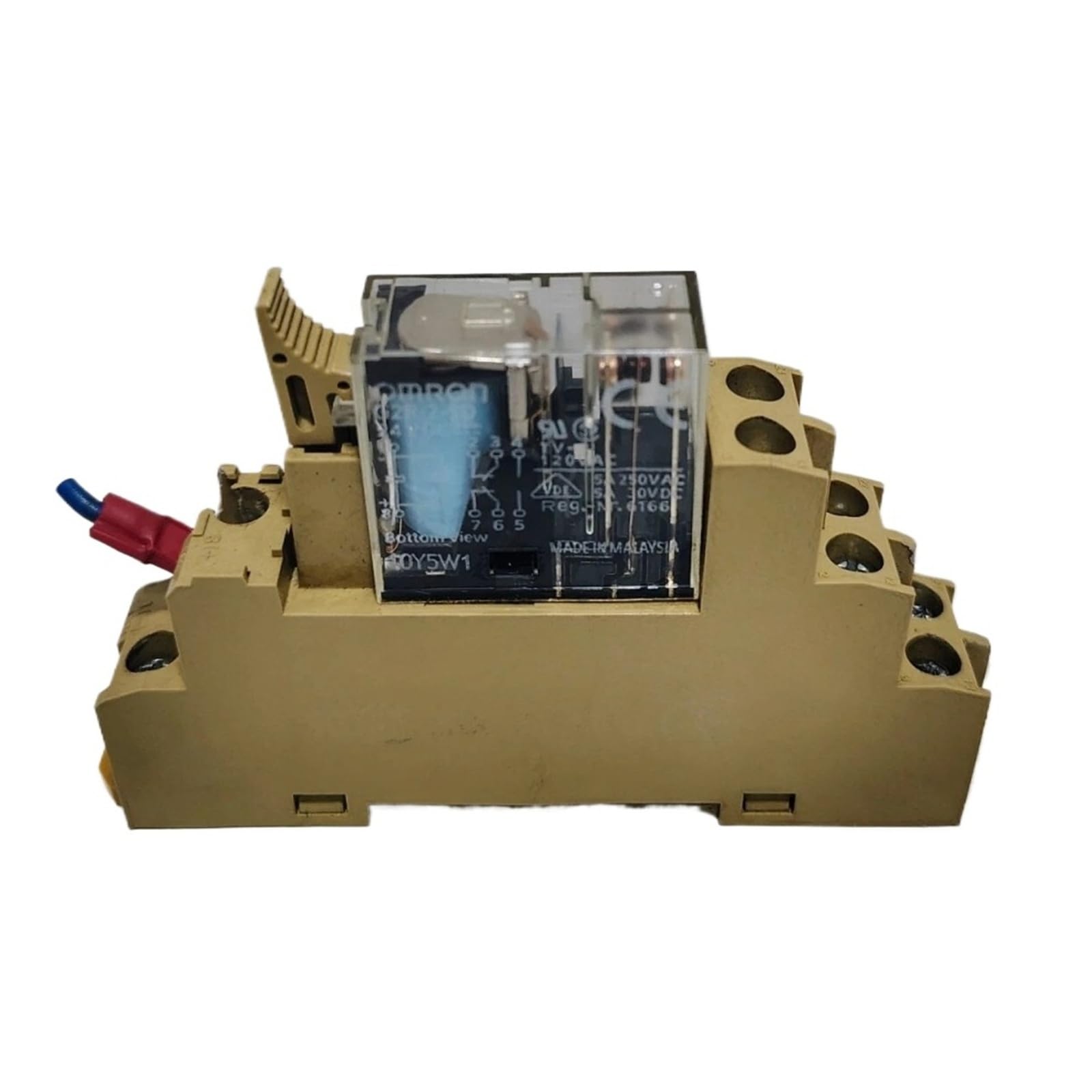 Relais G2R-2-SD 24 V 5 A 250 V CA base DIN haute durabilité
