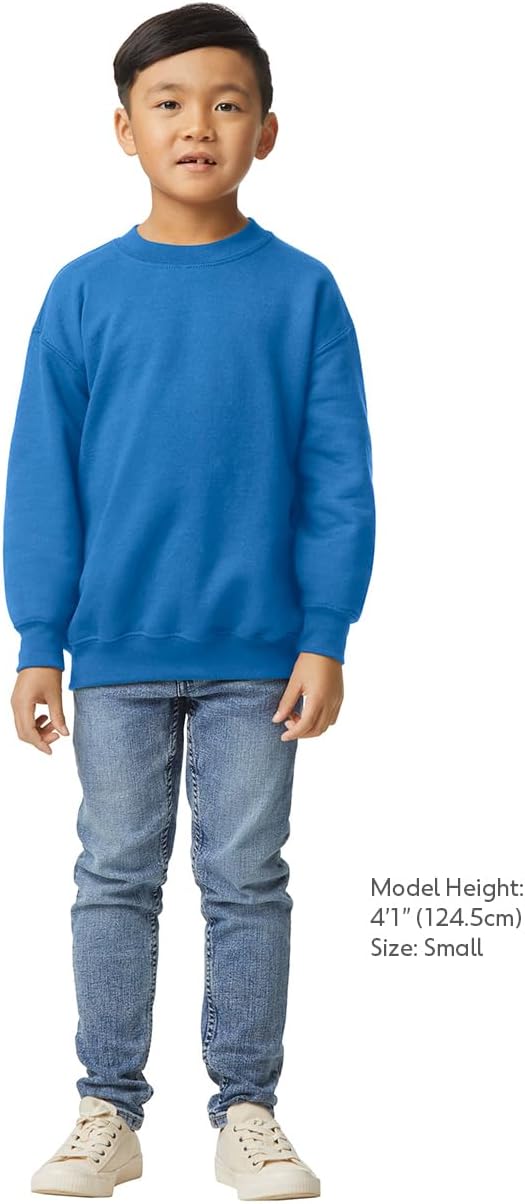 Gildan unisex-child Fleece Crewneck Sweatshirt, Style G18000b - Image 3