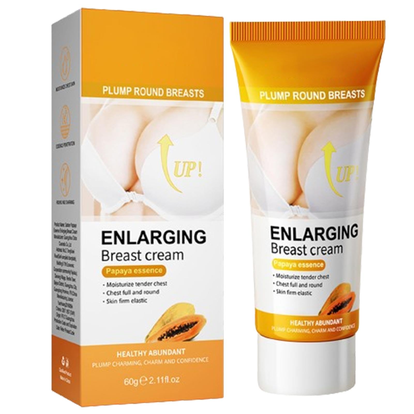 60 g Cream for Breast Enlargement, Fast Breast Growth, Natural Breast Enlargement Cream with Papaya and , for Saggy Breasts, Fuller Breasts (Papaya/c_o)