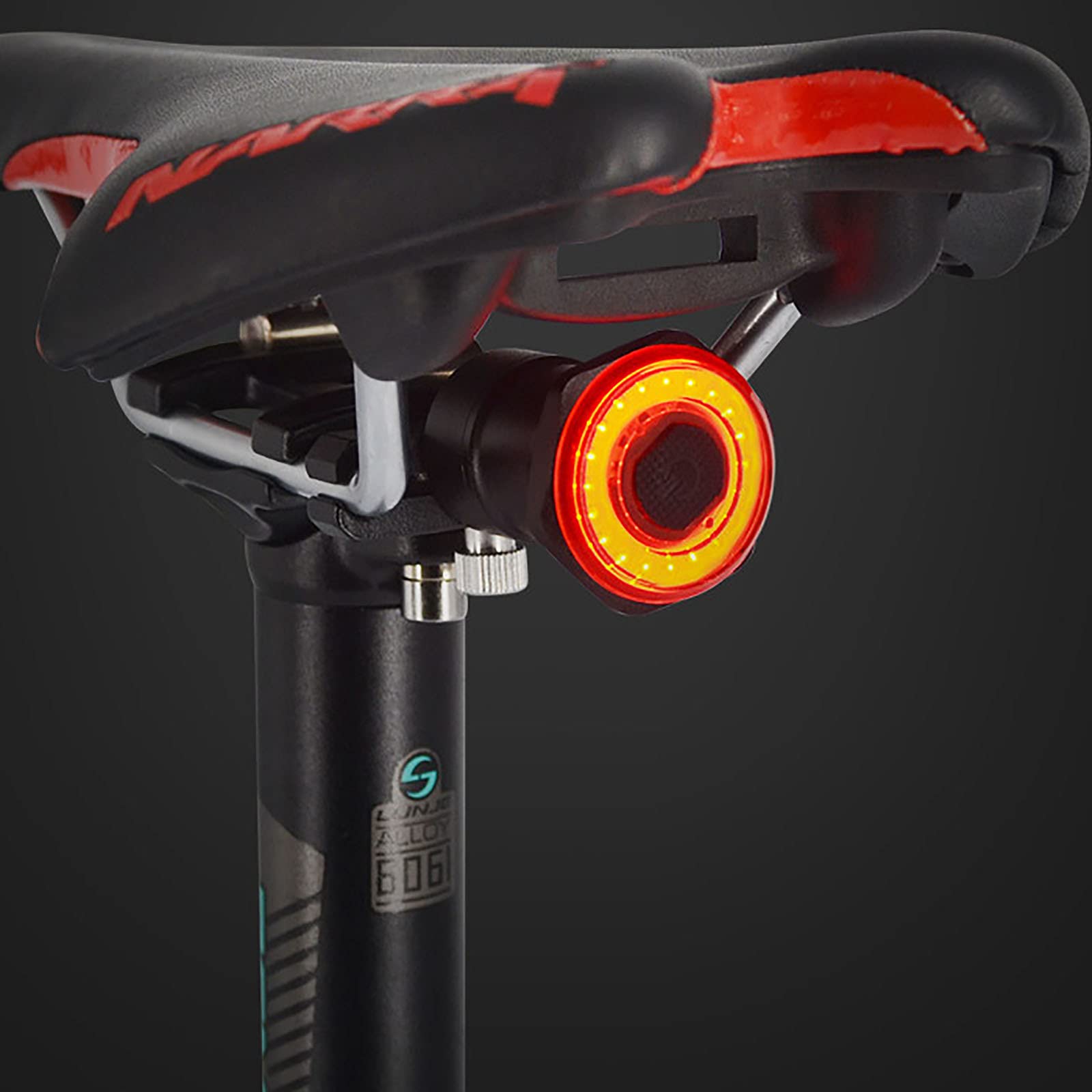Fietsachterlicht, fietslampen, oplaadbaar led-achterlicht, 3