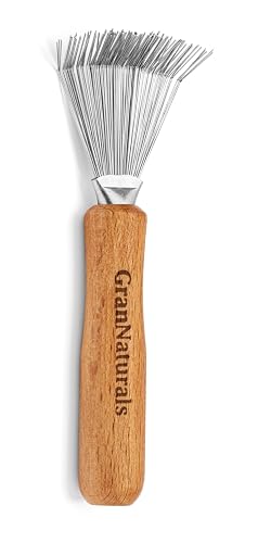 GranNaturals Hair Brush Cleaner - Rake Design for Pick Cleaning