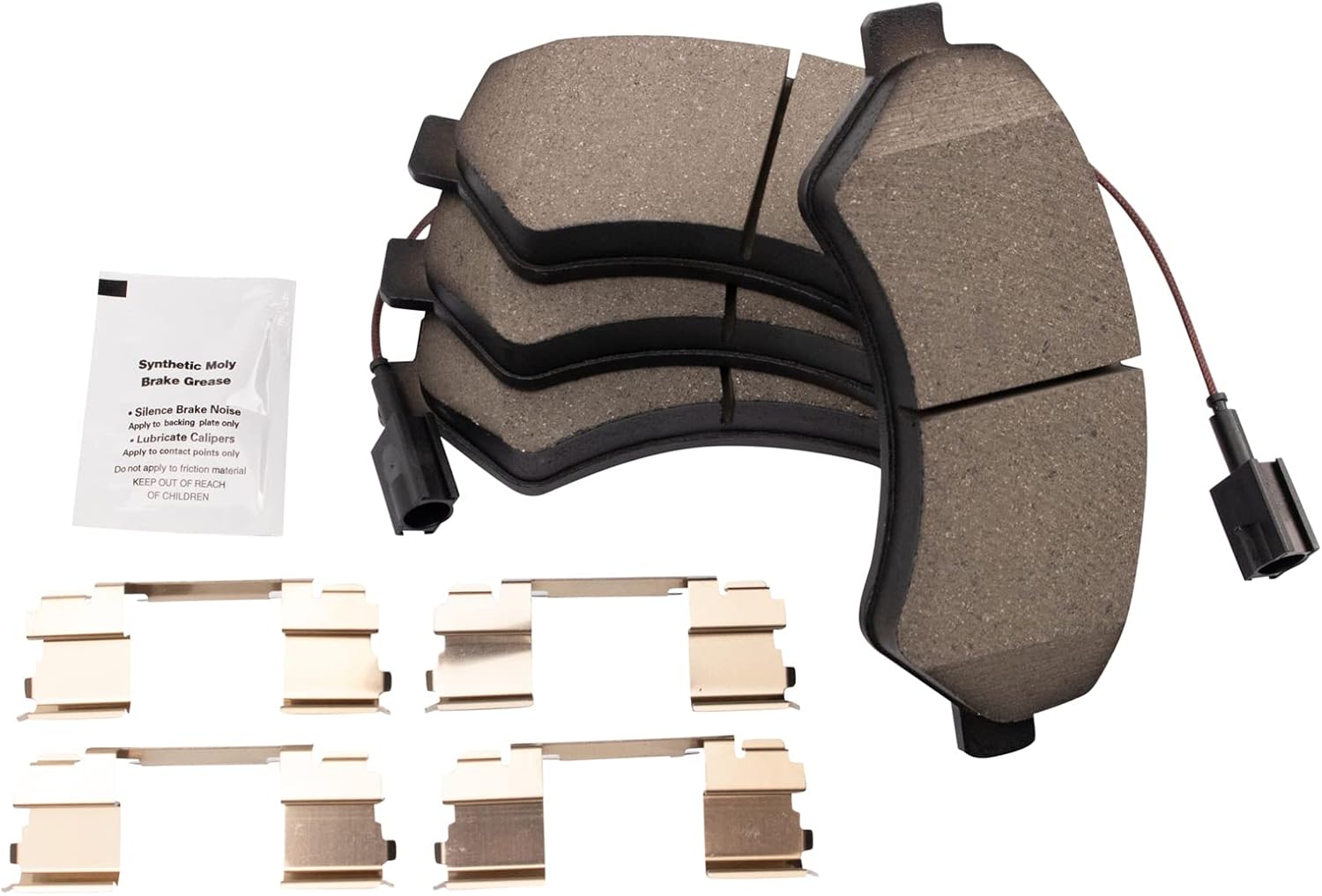 trq front brake pads ceramic compatible with 2014-2021 ram promaster 1500 2500 3500 bfa19031