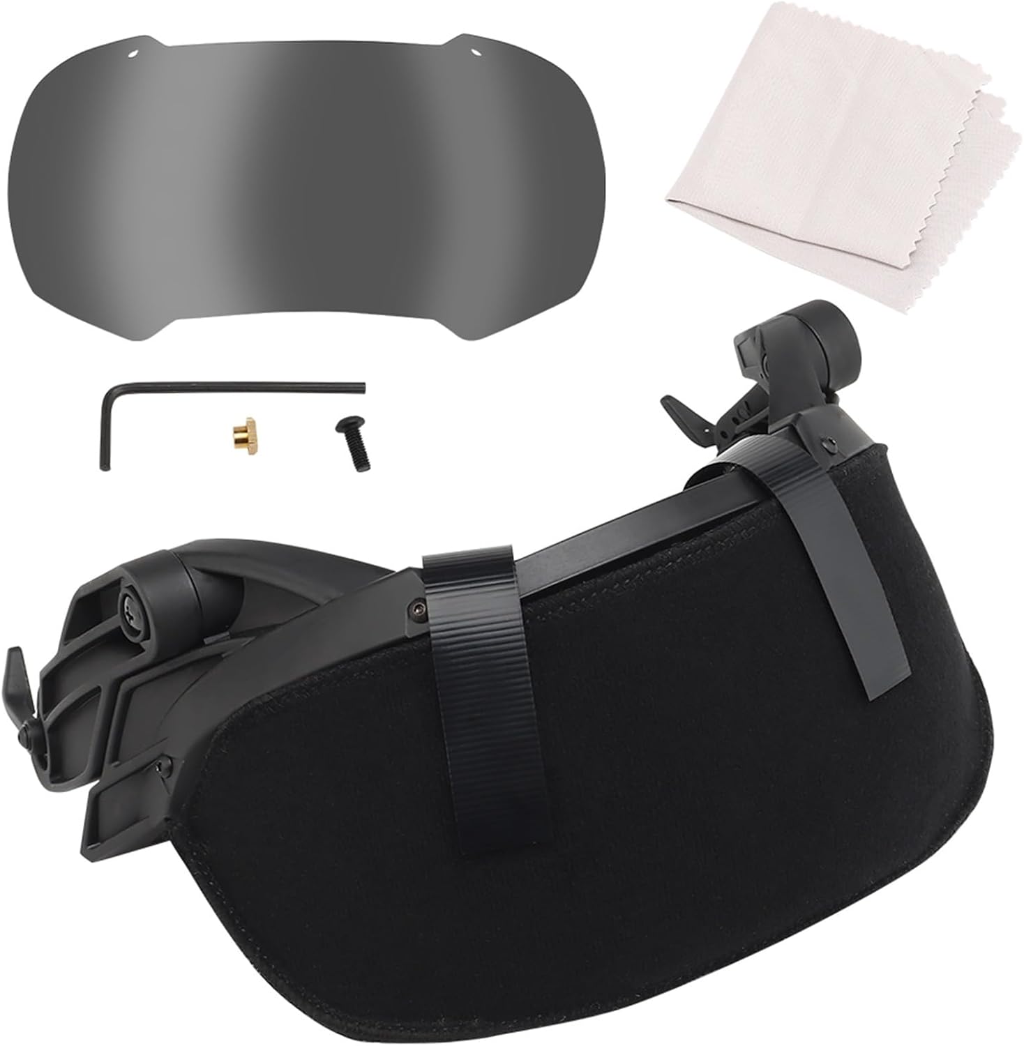 Jungle Leopard Tactical Goggles FAST Medium Helmet Goggles, Windproof Anti-Fog Safety Glasses for Paintball Airsoft