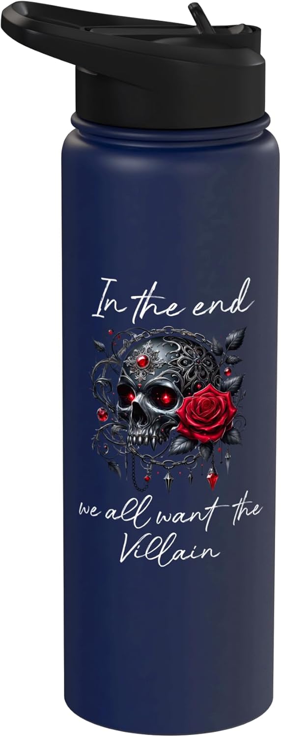 In End We All Want the Villain Era Dark Romance Book Smutty Stainless Steel Insulated Water Bottle