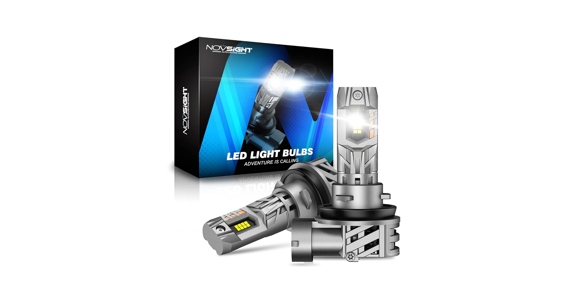 Amazon.com: NOVSIGHT H11 Bulbs, 90W 6500K Cool White Light