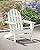 POLYWOOD AD4030WH Classic Outdoor Adirondack Chair, White