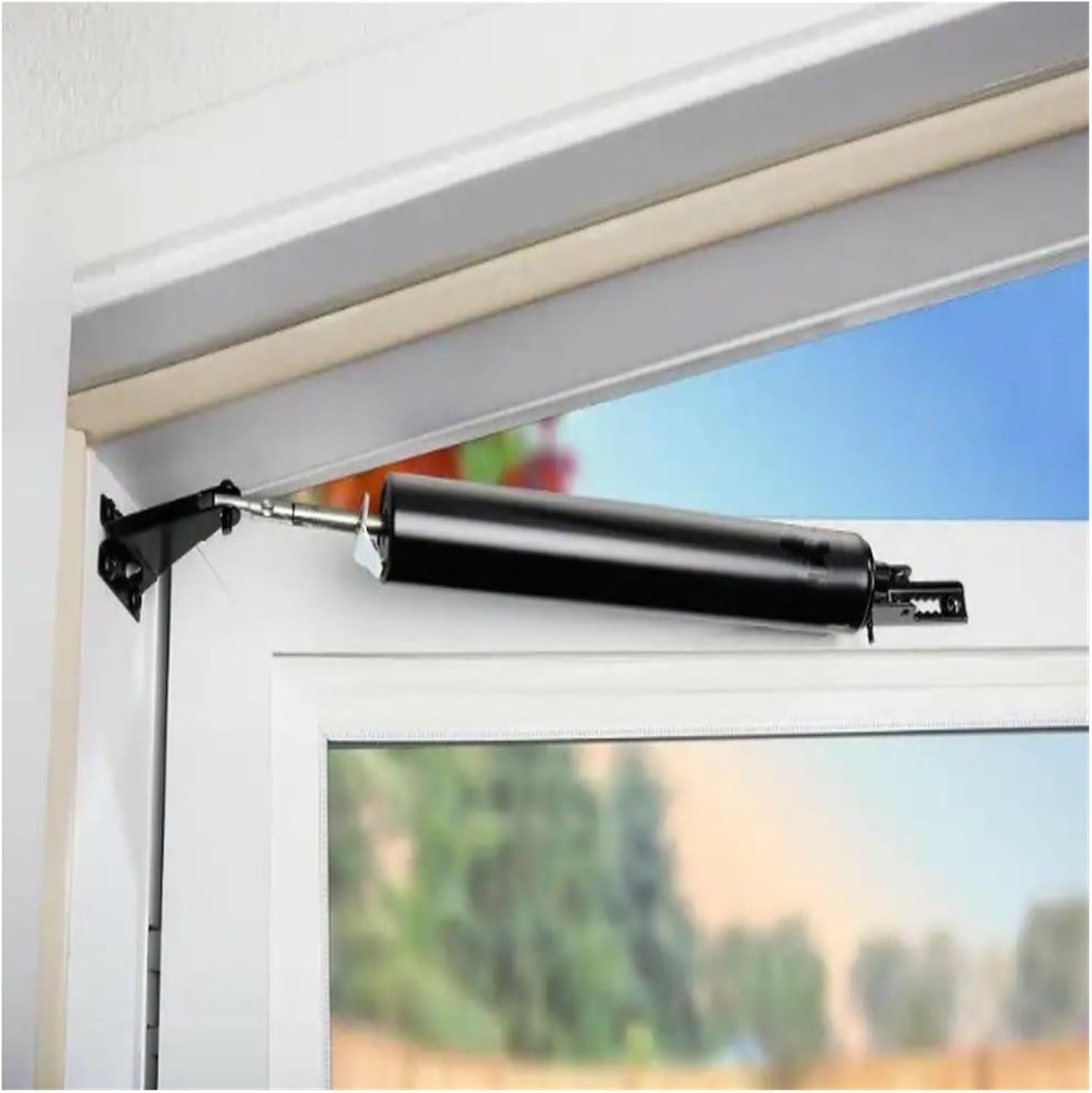 Automatic Door Closer with Silent Pneumatic Cushioning an Home Closing Device for Wooden Doors and Interior
