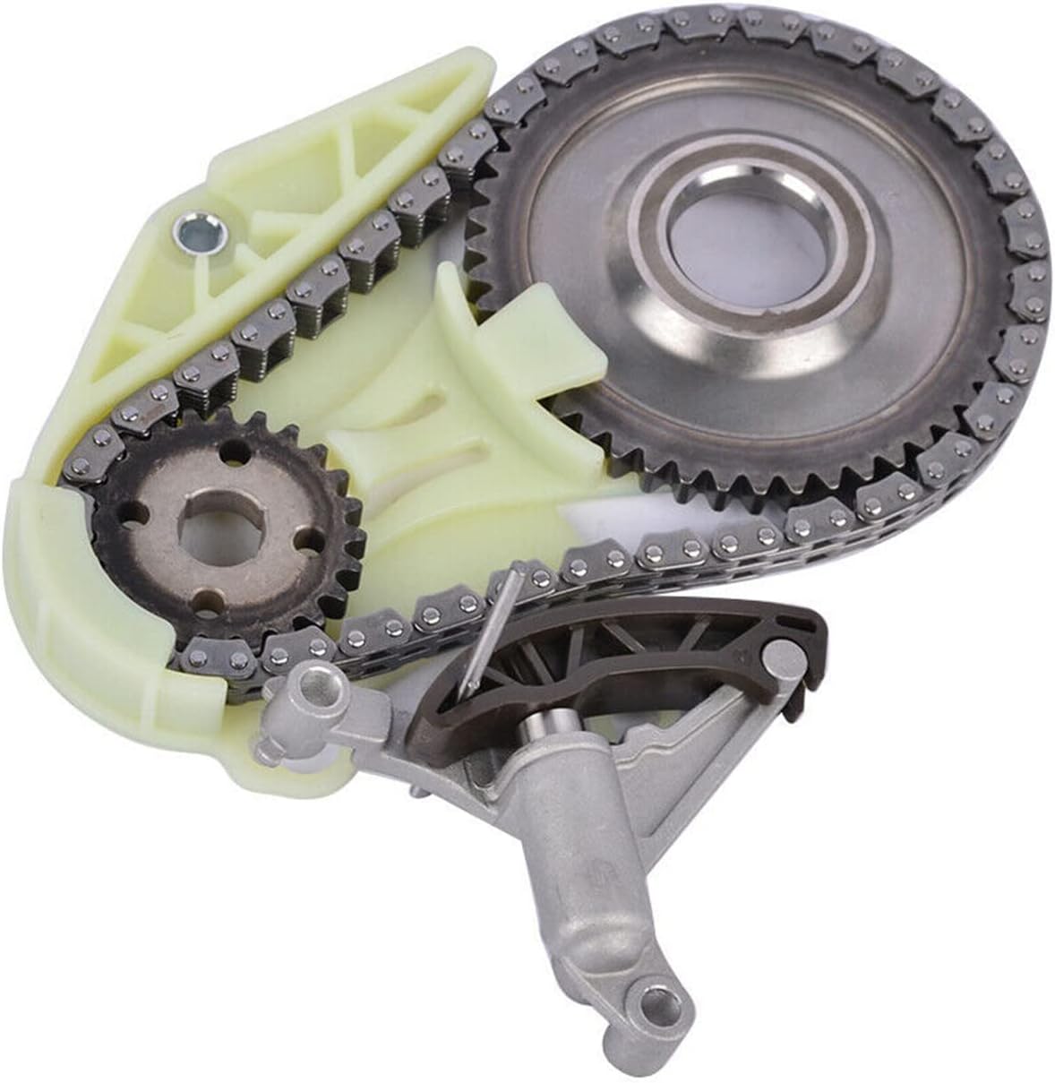 Oil Pump Timing Drive Chain Set Engine Oil Pump Timing Chain Set Components Applied for X1 X3 Z4 F35 F30 Oil Pump Drive Chain Replacement Parts OE 11417605366 11417605367