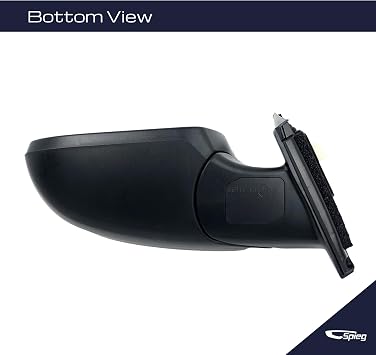 Spieg Driver Side Mirror for2016-2018 Hyundai Tucson Power Adjustment Heated Glass BSM Manual Folding Turn Signal Light Black 8 Pins Left HY1320231