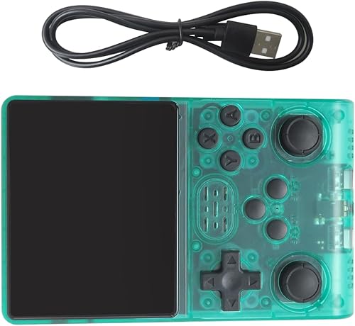 Miniatura 5 de Consola de juegos portátil 30000 en 1 verde mejorada, pantalla IPS de 3.5 pulgadas, consola de juegos retro, mini arcada de bolsillo portátil 3800