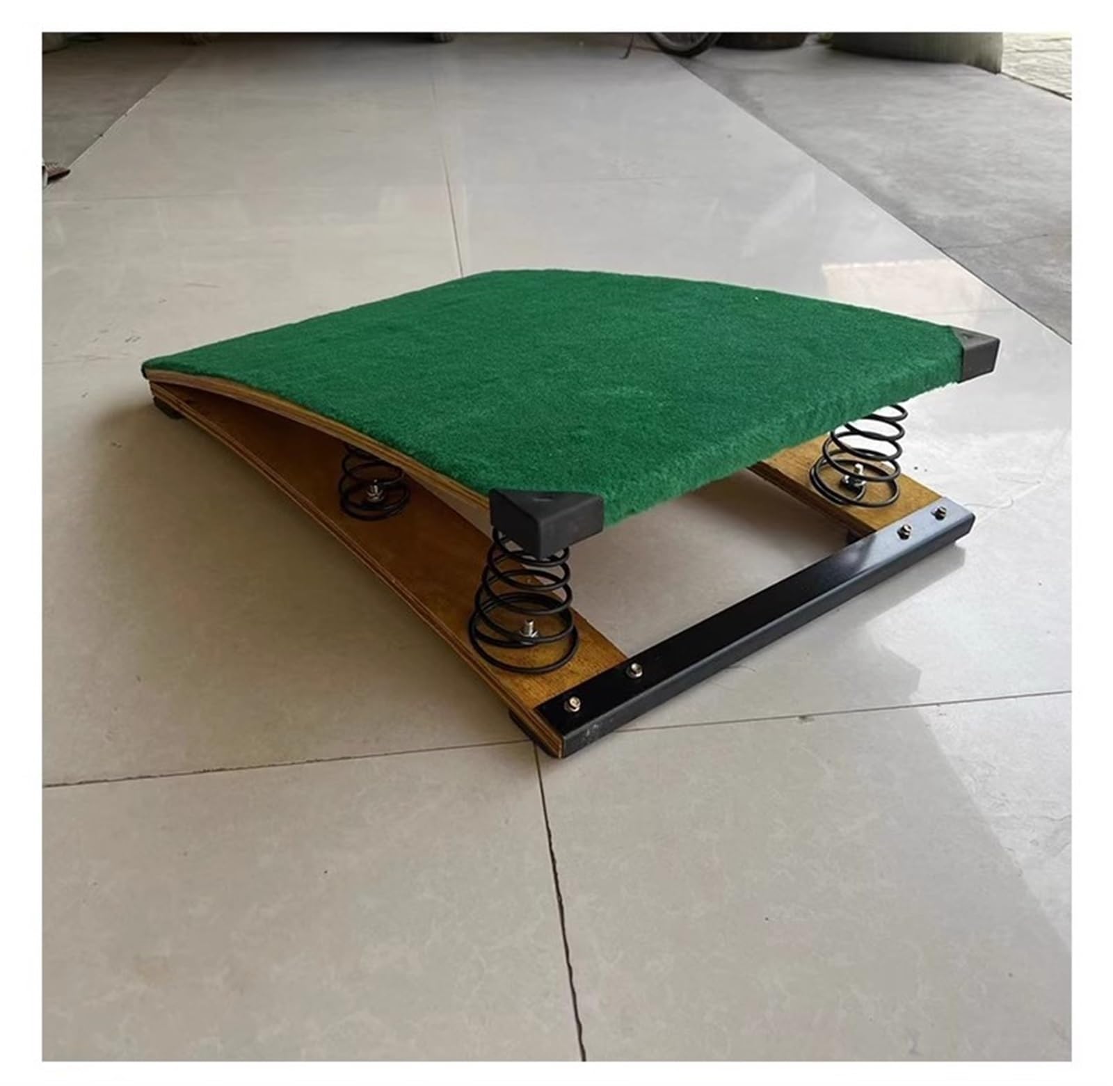 RENLXFI Gymnastics Springboard, Pro Curved Vault Spring Board Equipment, for Home/Gym/Fitness Class/Practice Obstacle Courses, Child or Adult Use (Size : 60x120x26cm)