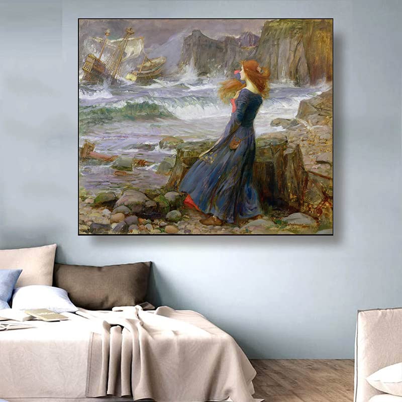 Bricolage 5D kit peinture diamant William Waterhouse broderie diamants point de croix 50x61