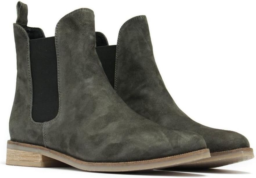 Vanilla Moon Imogen Womens Grey Suede Chelsea Boots, Grey, UK4