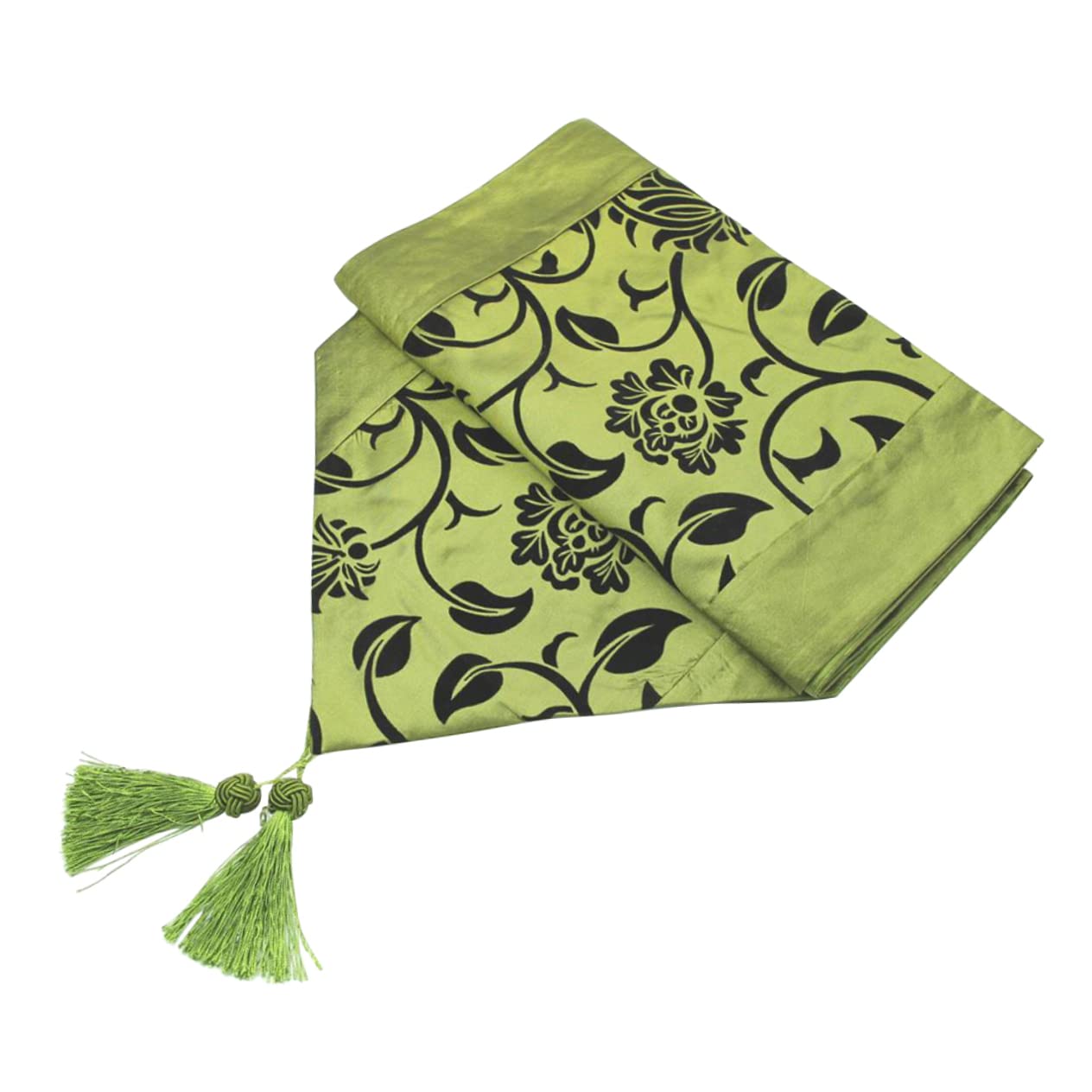 Bandiera Da Tavolo Piegata Rettangolare Verde 90x300 Cm – Per Matrimoni, Lauree E Cene Eleganti