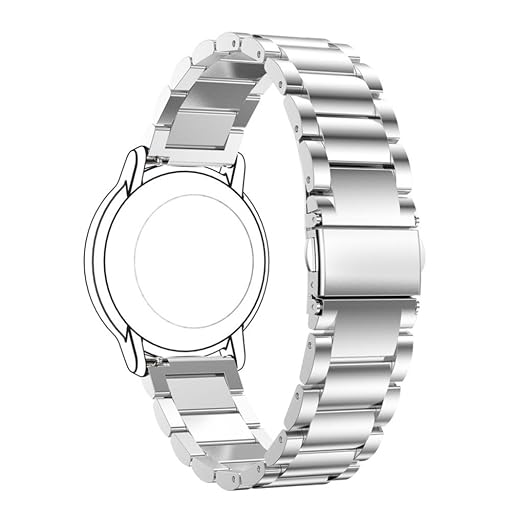 SHENGHUO 16mm Stainless Steel Watch Band