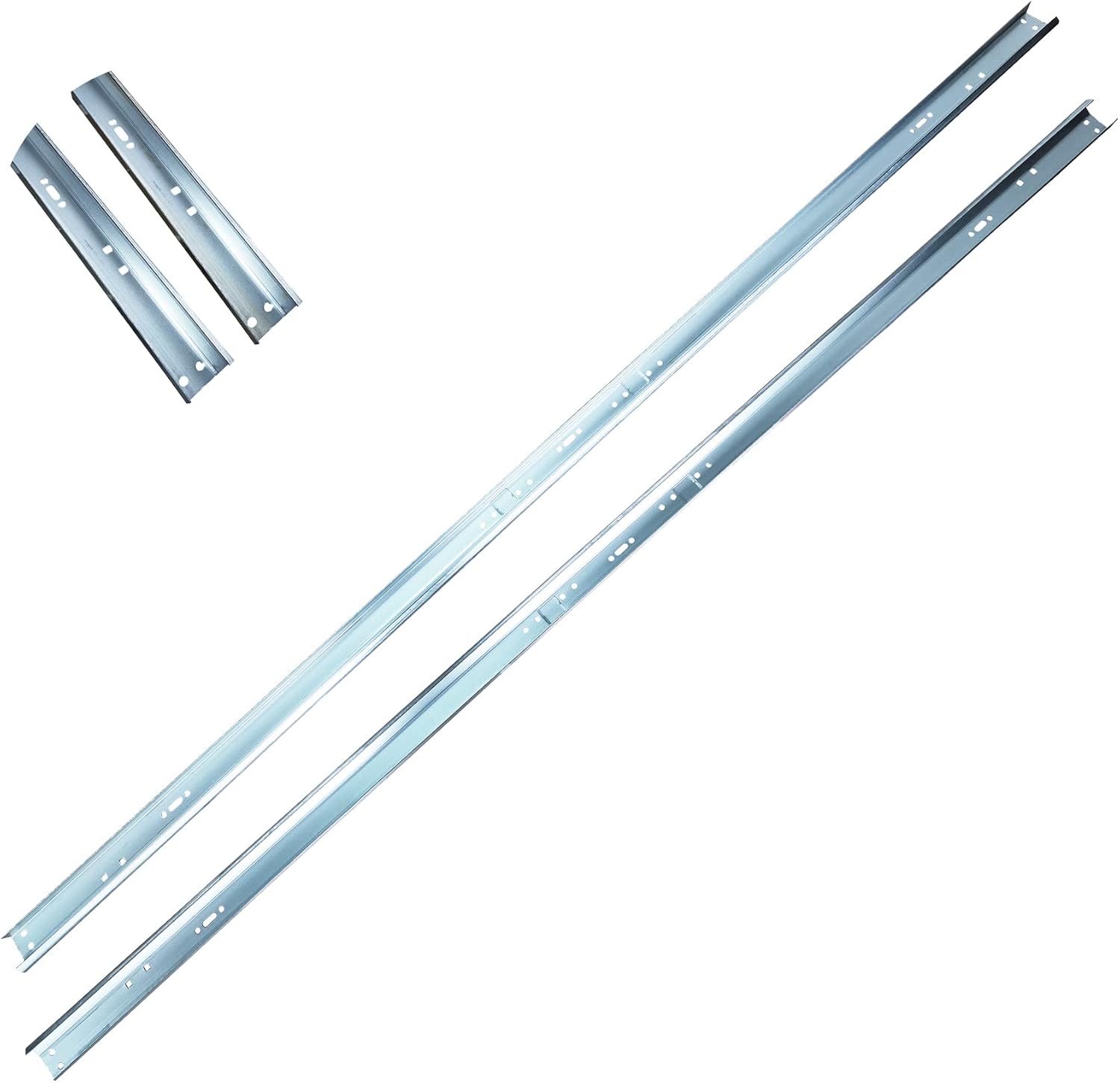 LAJIAOZ Garage Door Vertical Track Replacement, Galvanized Steel Garage