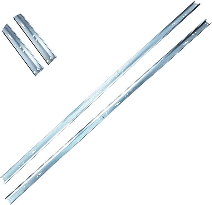 LAJIAOZ Garage Door Vertical Track Replacement, Galvanized Steel Garage