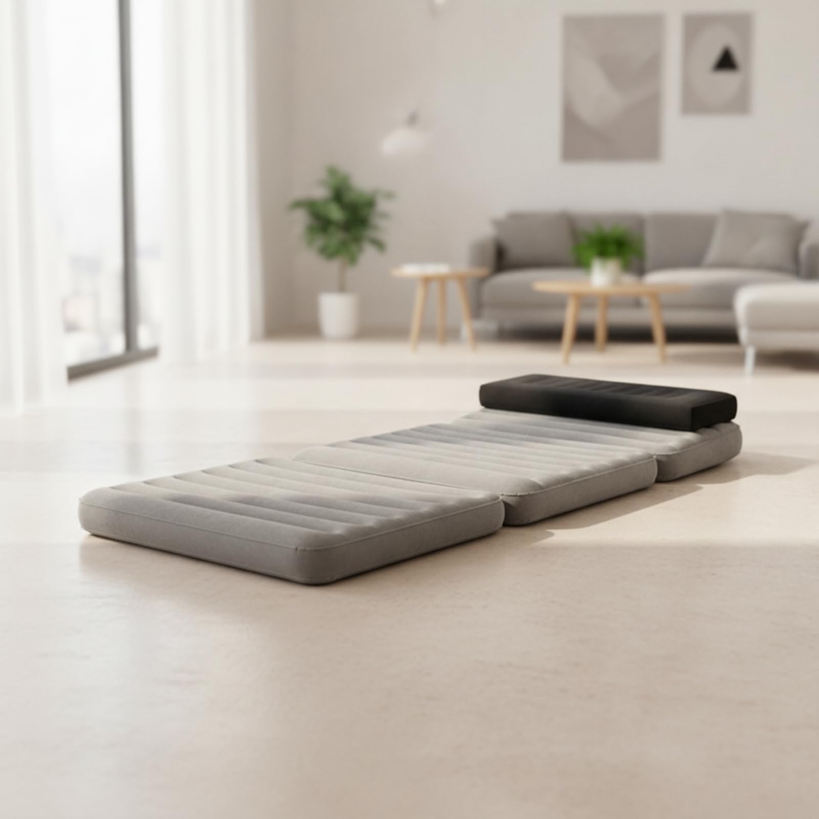 Milageto Materassino da Auto con Pompa Portatile Materasso con Pompa Elettrica Universale Letto Gonfiabile Cuscino per Viaggi