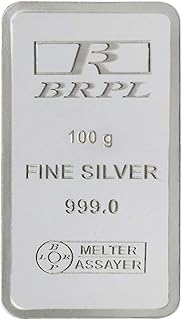 Bangalore Refinery 999 Purity Silver Bar cum Coin 100 Gram Price In India