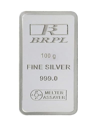 999 Purity Silver Bar 100 Gram