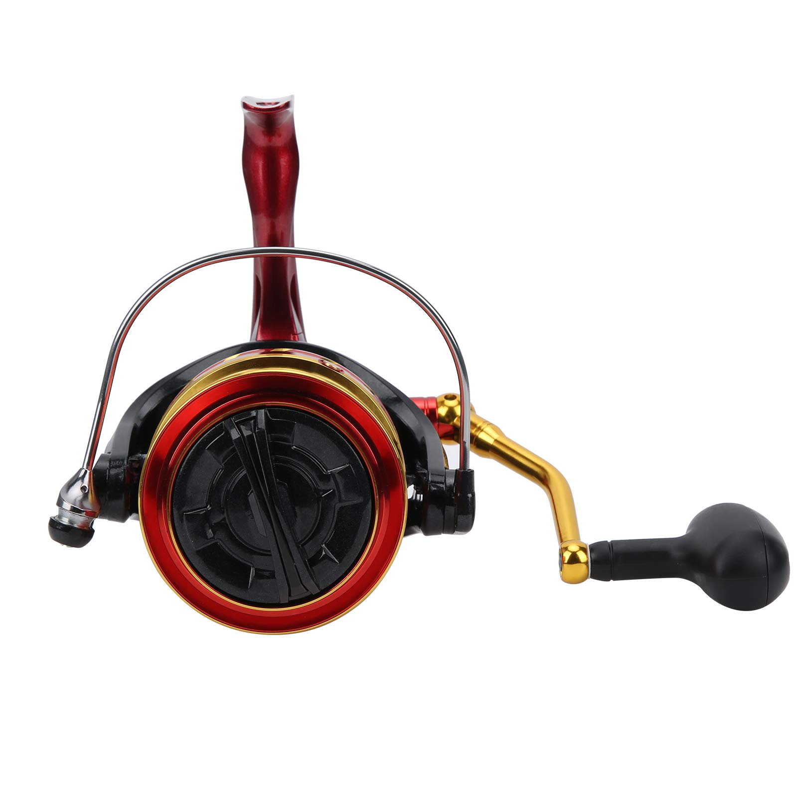 Metalowy kołowrotek spinningowy Szybka szpula rzeźbiona Płynnie kołowrotek Rzeki Jeziora Oceany Czerwone złoto