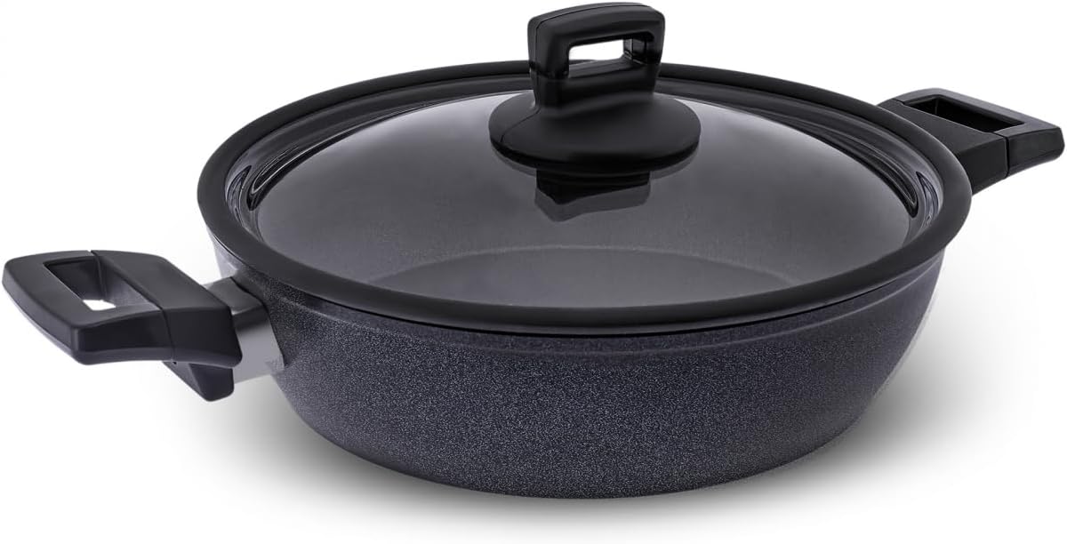 Karaca Biodiamond Powerful Plus 7-Piece Cookware Set with Diamond Coating - High Quality Pan and Pot Set for the Modern Kitchen