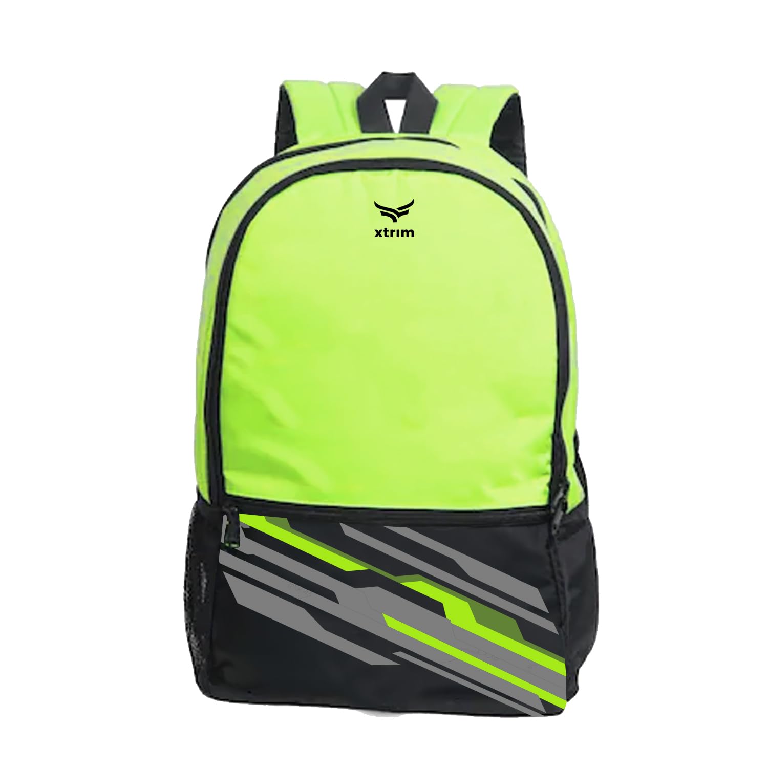 21 litres Backpack for Men & Women, Backpack for Boys & Girls, Water-Resistant, Quick Access Pockets, School Bag for Boys, Travel Bag for Men, (11” x 7.5” x 19.5”, Black & Neon Green)-image-42