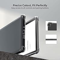 Vista 5 de Funda transparente para Kindle Paperwhite de 6.8 pulgadas, funda delgada y transparente para Kindle Paperwhite 11ª generación 2021 y Kindle