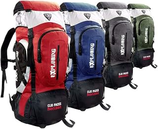 MOCHILA DE CAMPING/TRILHA IMPERMEÁVEL 55L Cor:Cinza