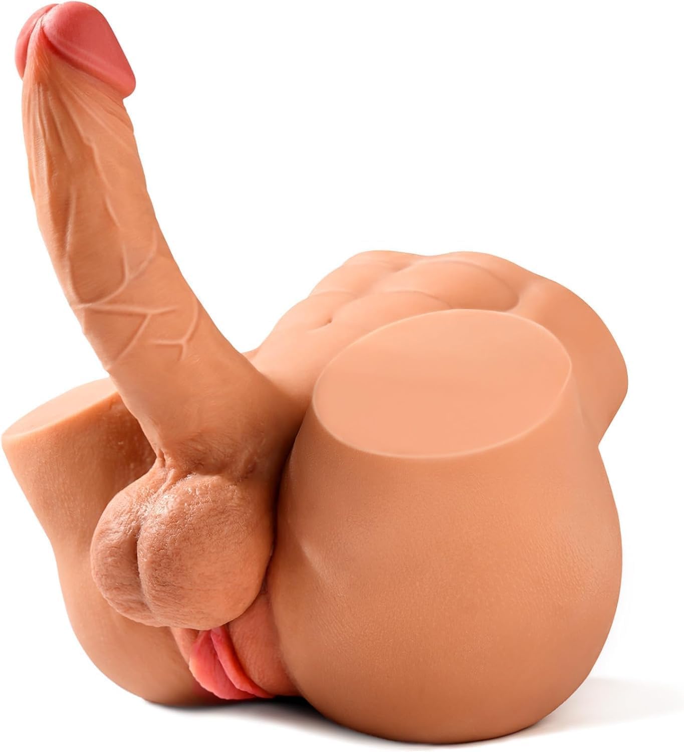 BIG SHOCKED Shemale Sex Doll with 7.2in Realistic Huge Dildo