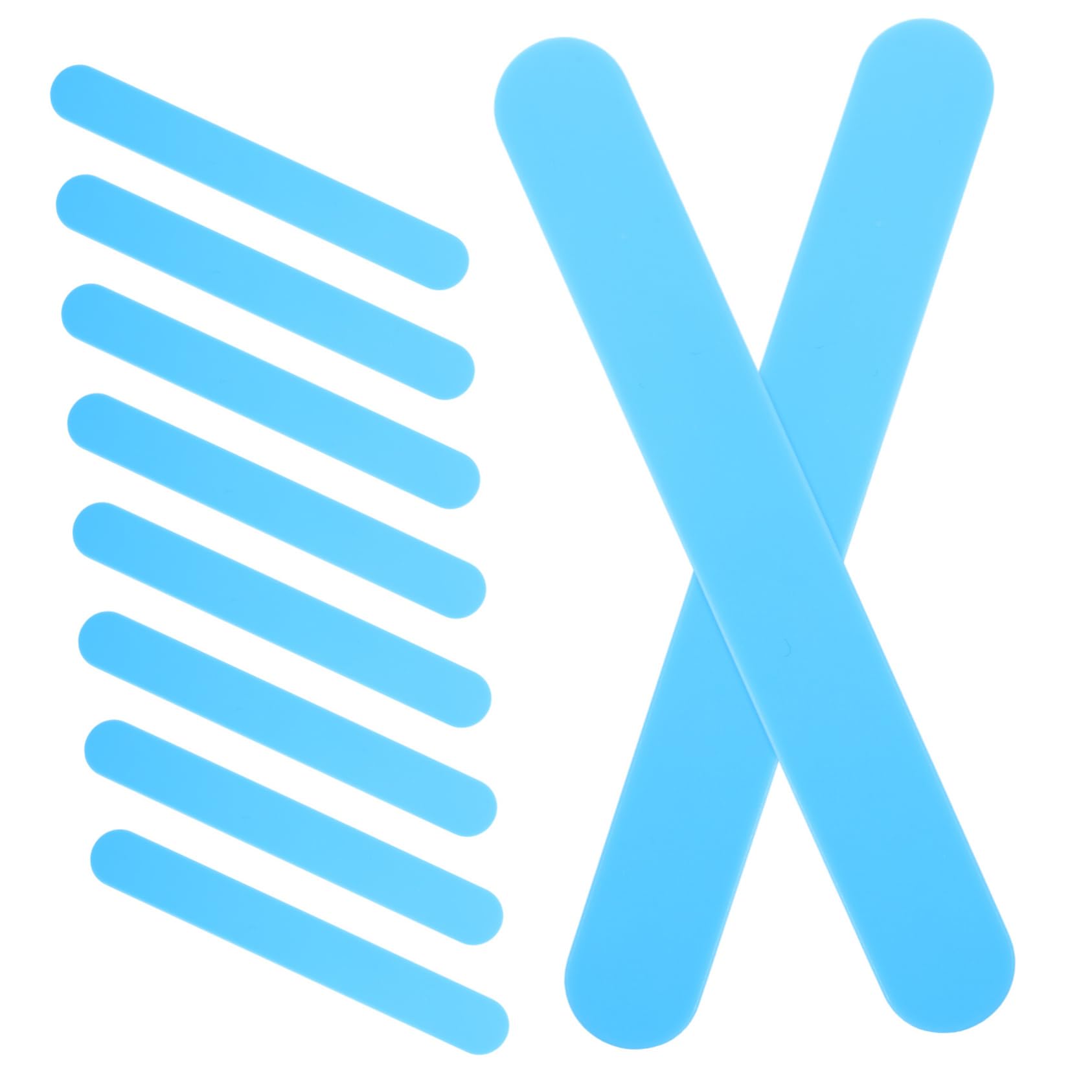 IWOWHERO Clinical Grade Plastic Tongue Depressors Sticks 10 Pack Exam Tools Non-slip Odorless for Clinics