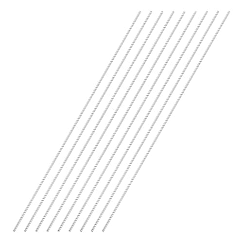 Miniatura 112 de uxcell Varilla redonda sólida de acero inoxidable 304 de 0.197 in x 5.906 in para manualidades de bricolaje - 10 piezas