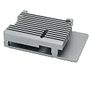 REES52 Raspberry Pi 4 Case, Raspberry Pi 4 Armor Case Metal Case Aluminium Alloy, Raspberry Pi 4 Heatsink, Pi 4 Cooling Heatsink for Raspberry Pi 4 Model/Pi 4B (Raspberry Pi 4 Armor Case without fan, GREY) gallery image