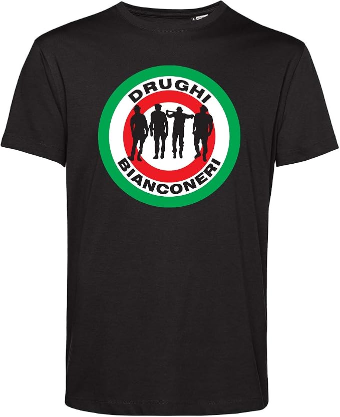 Teetaly Maglietta T-Shirt Uomo - Drughi Bianconeri Ultras : Amazon.it:  Abbigliamento