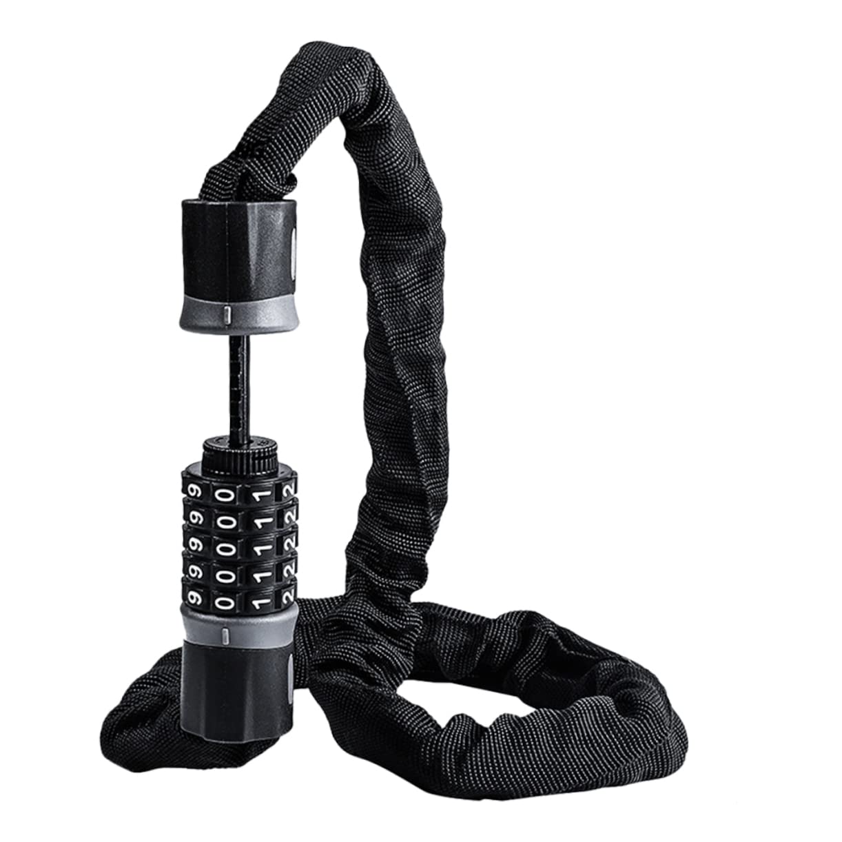 HANABASS 1pezzi Lucchetto Per Bici Catena Lunga Robusto Lucchetto Di Sicurezza Antifurto Durevole Di Furti Per Mountain Bike e Moto