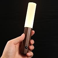 Vista 2 de Apliques de pared recargables, luz nocturna con sensor de movimiento, luz de pared con batería para enchufar a la iluminación de pared para pasillo