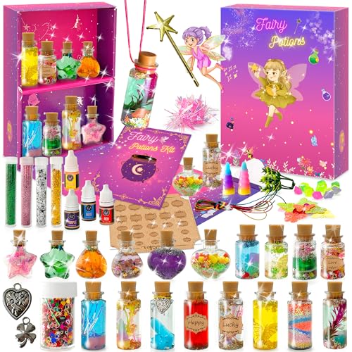 Lubibi Kit de Manualidades de Pociones Magicas de Hadas, Juegos de Magia y Química, Regalo Creativo Para Niños 6 7 8 9 10+ Años