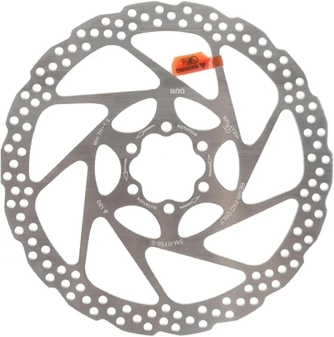 Compatible for Shimano SM-RT56 MTB Disc Brake Rotor,160/180mm 6 Bolts Hydraulic Disc for Road & Mountain Bike(160mm 1pcs)