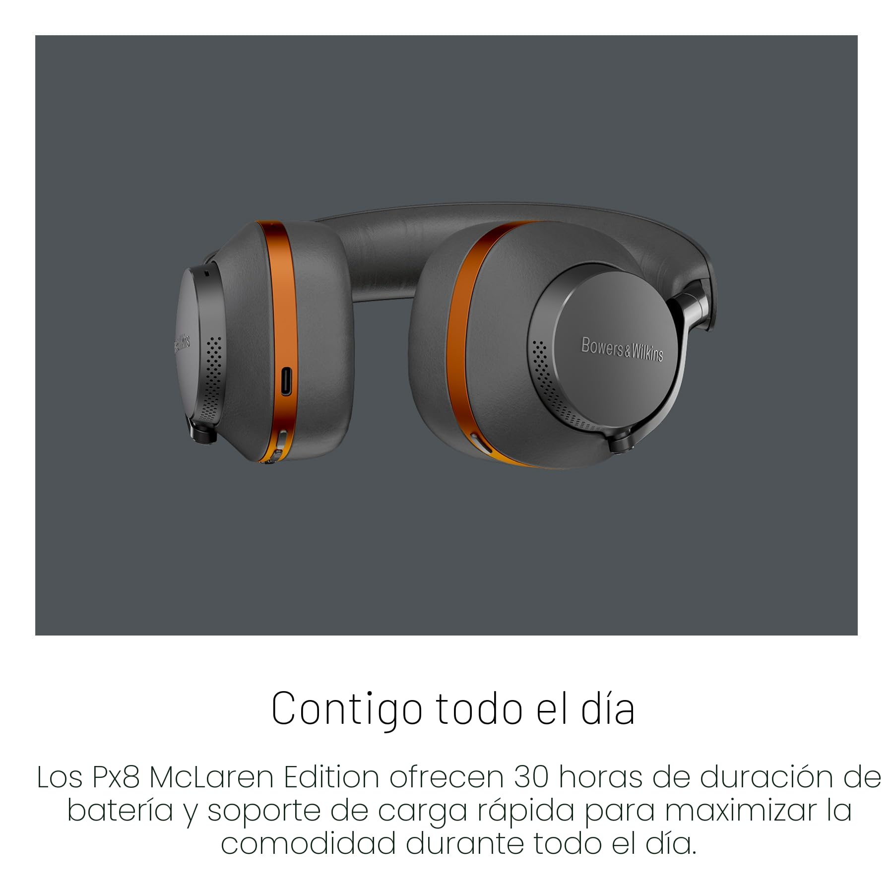 Amazon.com: Bowers & Wilkins Px8 Edición McLaren - Auriculares
