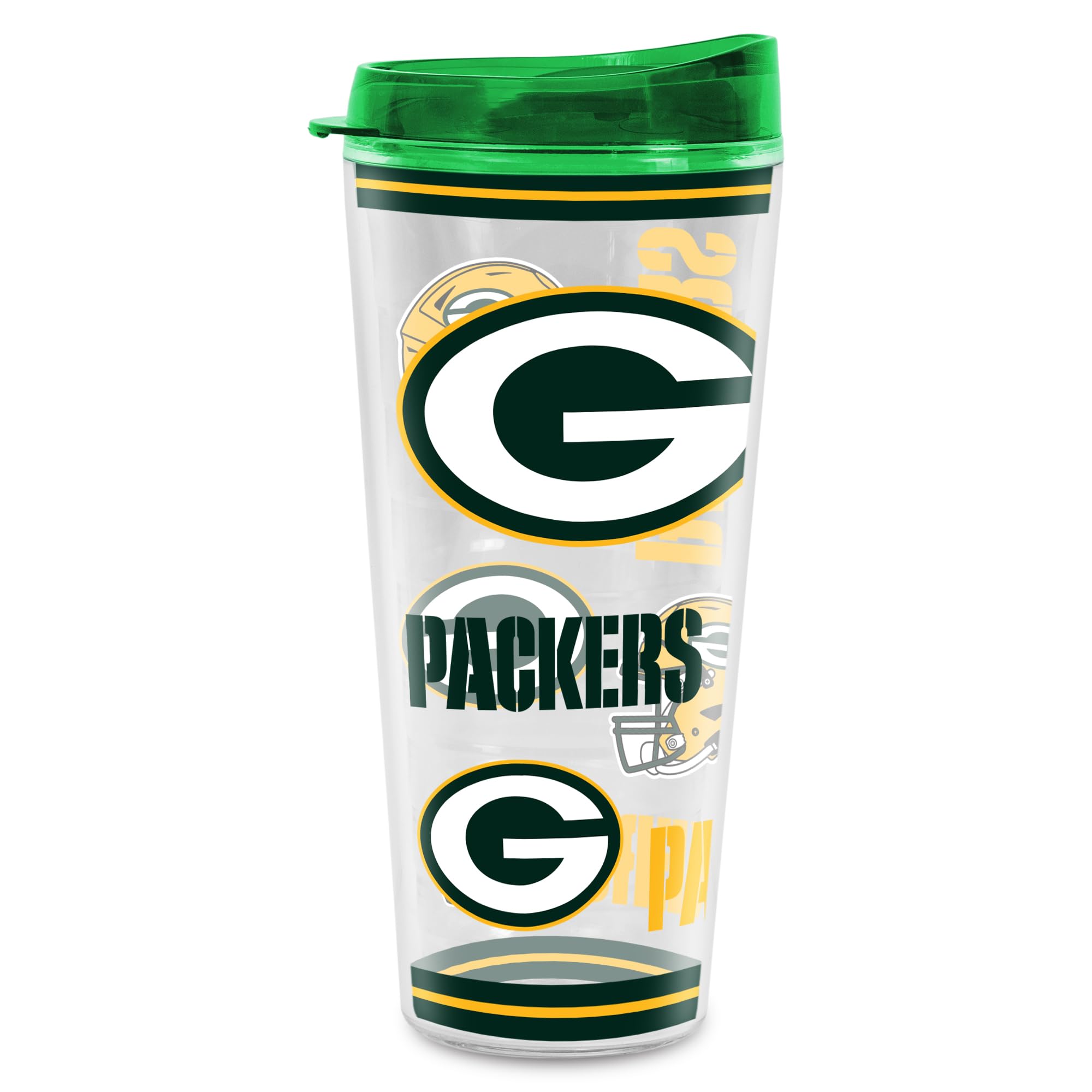 Rico Industries NFL Football Green Bay Packers Double Wall 20oz Tritan Tumbler