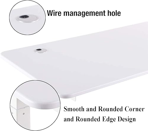 Miniatura 6 de UNICOO - Escritorio de pie de altura ajustable con manivela, escritorio ajustable para sentarse de pie, mesa de oficina en casa, mesa de